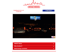 Tablet Screenshot of imagemediaoutdoor.com